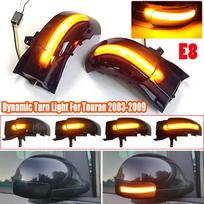 VW Volkswagen Touran 1T1 1T2 2003 2004 2005 2006 2007 2008 2009 LED dinaminis posūkio signalas šoninio veidrodėlio nuoseklus mirksėjimas