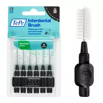 TePe tarpdančių šepetėliai, 1,5 mm (8), juodi, 6 vnt.