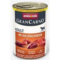 Animonda GranCarno Adult Poultry Hearts: konservai suaugusiems šunims su paukštienos širdelėmis, 400 g