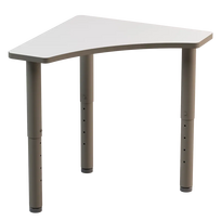 Reguliuojamo aukščio stalas  SPICA 70x70 cm.T2-T6) baltas
