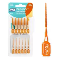 TePe EasyPick tarpdančių šepetėliai, XS/S, oranžiniai, 36 vnt.