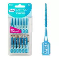 TePe EasyPick tarpdančių šepetėliai, M/L, mėlyni, 60 vnt.