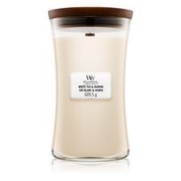 Woodwick WoodWick žvakė „WHITE TEA & JASMINE“