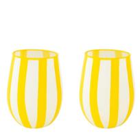 Easy Life Stiklinės TWIST & MATCH YELLOW (2 vnt. 500 ml)