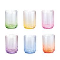 Easy Life Stiklinės RAINBOW (6 vnt. 400 ml)
