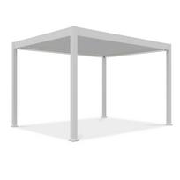 Pavėsinė Pergola ELEGANCE AUTOMATIC 300x400x256 cm su LED, White