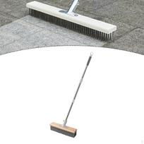 Nerūdijančio plieno vielinis šveitiklis denio grindų valymo įrankis su ilga rankena 50cm