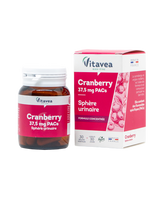 VITAVEA Cranberry 37,5 mg PAC spanguolės šlapinimosi patogumui