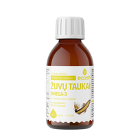 ECOSH Žuvų taukai su Camelina sativa aliejumi, citrinų skonio, 150 ml