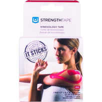 IRONMAN STRENGTHTAPE kineziologiniai teipai, rožinė spalva, 5m