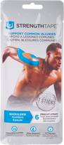 IRONMANTM STRENGTHTAPE kineziologiniai teipai pečiams, 6vnt.