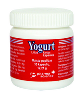 Yogurt Litfas kietos kapsulės, N30