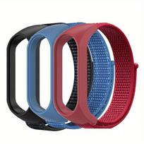 Apyrankė Xiaomi Mi Band 10 9 8 7 6 5 4 3 išmaniesiems laikrodžiams, berėmė sportinė nailoninė kilpa, pakaitinė apyrankė Mi Band 8-9-10