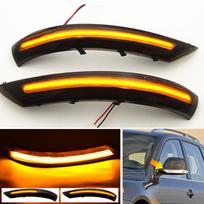 2 vnt. LED dinaminis posūkio signalo žibintas, posūkis, šoninio veidrodėlio lempa, skirta VW Touareg I MK1 7L Facelift 2007 2008 2009 2010