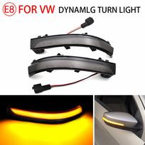 LED Dinaminis Posūkio Signalo Žibintas Šoninio Veidrodžio Sekvencinis Indikatorius VW Jetta Golf Voyage FOX Saveiro Gol G5 G6 G7 G8 UP Spacefox