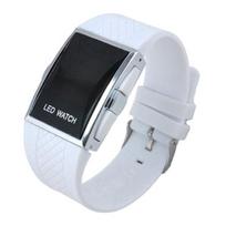 Smart Unisex Square Case LED Digital Display Sports Wrist Watch Gift AVE balta