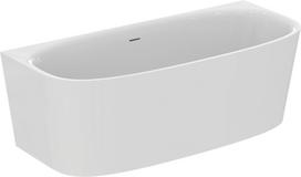 Prie sienos statoma akrilinė vonia Ideal Standard Dea Duo 180x80cm, su Click-Clack vožtuvubalta