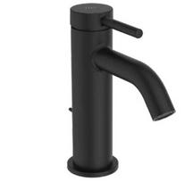 Ideal Standard CERALINE Nuovo H85 maišytuvas praustuvui su metaliniu dugno vožtuvu, 3,8 l/min, matinė juoda