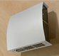 Lauko padavimo/ištraukimo grotelės - stogelis d160 baltos sp. ST160B