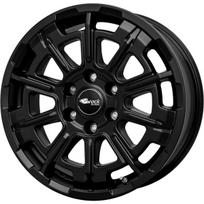 Ratlankis BROCK B45 SBM R17x7 5x118 ET 62 CB 71.1 (Satin Black Matt) (1250 kg)