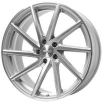 Ratlankis BROCK R18x8 5x108 ET 45 CB 72 (Kristallsilber Front Poliert)