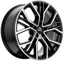 Ratlankis BROCK R20x8.5 5x127 ET 50 CB 71 (Black Front Polished)