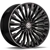 Ratlankis CARBONADO R20x8.5 5x112 ET 30 CB 66 (Black Glossy Lip Polished)