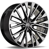 Ratlankis CARBONADO R20x9 5x112 ET 30 CB 66 (Black Front Polished)