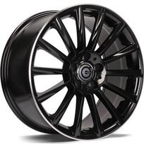 Ratlankis CARBONADO R20x8.5 5x112 ET 35 CB 66 (Black Glossy Lip Polished) (700 KG kg)