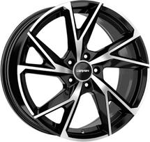 Ratlankis CARMANI R19x8.5 5x108 ET 45 CB 65 (Black Polish) (850 KG kg)