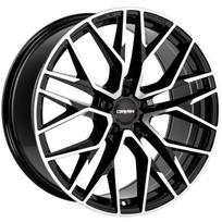 Ratlankis CARMANI 20 Ludwig BP R21x10.5 5x112 ET 46 CB 66.6 (Black Polish) (1000 kg)