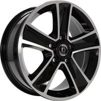 Ratlankis DIEWE WHEELS Mammut 5 NEM R17x7 5x114.3 ET 45 CB 66.1 (Black Machined) (900 kg)