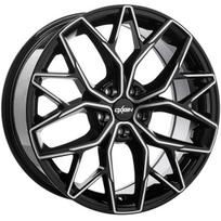 Ratlankis OXIGIN 26 Oxid BFP R19x8.5 5x114.3 ET 45 CB 72.6 (Black Full Polish) (800 kg)