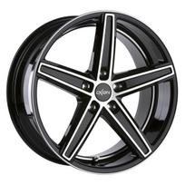 Ratlankis OXIGIN R20x9 5x114 ET 38 CB 72 (Black Full Polish) (750 KG kg)