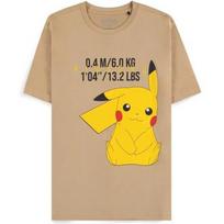 Pokemon - Pikachu smėlio spalvos marškinėliai | M Dydis