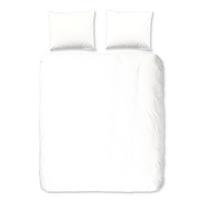 Iš flanelės dvigulė/itin ilga patalynė baltos spalvos 240x220 cm – Good Morning