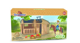 COLLECTA raitelis su žirgu ir tvarto rinkinys, 84246