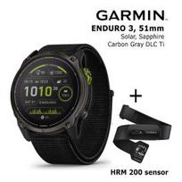 GARMIN Enduro 3 – 51 mm, Solar, Sapphire + HRM 200 Sensor sportinis laikrodis 010-02751-01 / 010-13388-00