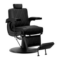 Barberio kėdė Hair System BM88066B, juoda su juodu rėmu