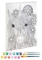 Tapybos pagal skaičius rinkinys Vienaragis (Unicorn), 30x40 cm