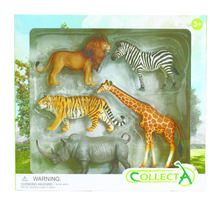 COLLECTA figūrėlių rinkinys su laukinės gamtos gyvūnais, 5 vnt, 84108