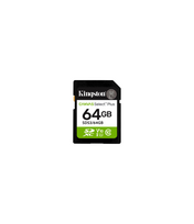 Kingston Canvas Select Plus | 64GB | SD | Flash memory class Class 10, UHS-I, U1/U3, Video Class 10/30