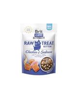 BRIT Care Raw Treat Freeze Dried Kitten 40 g liofilizuotas vištienos ir lašišos skanėstas su probiotikais kačiukams