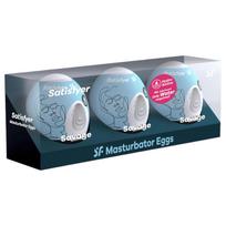Satisfyer Egg Savage - masturbatorių rinkinys vyrams - 3 vnt