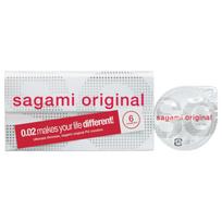 Sagami Original 0.02 - prezervatyvai - 55 mm - 6 vnt