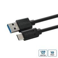 MicroConnect USB C-A 3.2 Gen 2 cable 1m, USB-C Gen1 - USB 3.0 A Black,