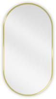Vonios veidrodis Mexen Loft Oval, 75x40 cm, auksinis