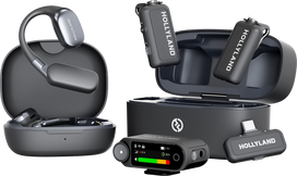 Hollyland LARK MAX 2 Ultimate Combo with OWS Monitor Earphone + Camera RX + USB-C RX