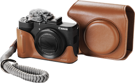 SmallRig 5385 Leather Case Kit for Canon PowerShot V1 Brown