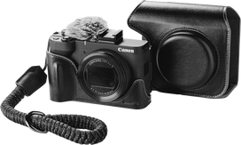 SmallRig 5386 Leather Case Kit for Canon PowerShot V1 Black